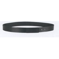 Black Unisex No-Scratch Leather Belt